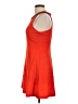 Fab'rik 100% Polyester Solid Orange Cocktail Dress Size L - photo 5