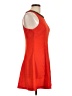 Fab'rik 100% Polyester Solid Orange Cocktail Dress Size L - photo 4