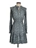 Gap 100% Polyester Paisley Gray Casual Dress Size S (petite) - photo 1