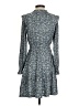 Gap 100% Polyester Paisley Gray Casual Dress Size S (petite) - photo 2