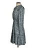 Gap 100% Polyester Paisley Gray Casual Dress Size S (petite) - photo 5
