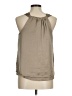 Adiva 100% Polyester Gray Sleeveless Blouse Size M - photo 2