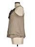 Adiva 100% Polyester Gray Sleeveless Blouse Size M - photo 5