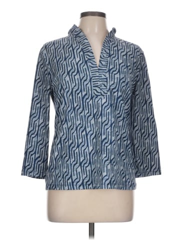 J. McLaughlin 3/4 Sleeve Button-Down Shirt (view 1)