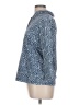 J. McLaughlin Blue 3/4 Sleeve Button-Down Shirt Size L - photo 5