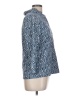 J. McLaughlin Blue 3/4 Sleeve Button-Down Shirt Size L - photo 4