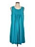 Calvin Klein Solid Teal Casual Dress Size L (estimated) - photo 1