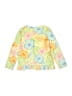 Ruffle Butts Yellow Rash Guard Size 2T - photo 2