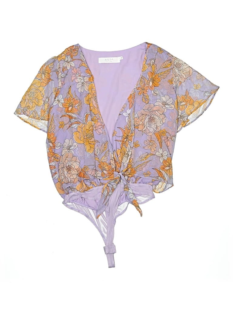 Pre-owned Astr Kimono In Purple