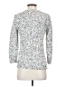 Rebecca Taylor Tweed Silver Pullover Sweater Size S - photo 2