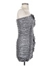 Forever 21 Tweed Silver Cocktail Dress Size S - photo 4