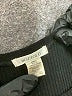 Bozzolo Solid Black Cocktail Dress Size S - photo 8