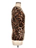 Talbots 100% Cashmere Animal Print Brown Cashmere Pullover Sweater Size M - photo 4