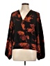 Nine West 100% Polyester Black Long Sleeve Blouse Size L - photo 1