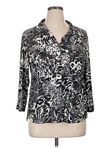 Ellen Tracy 3/4 Sleeve Blouse (view 1)