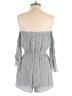 American Eagle Outfitters Stripes Gray Romper Size S - photo 2