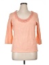 By Design Orange 3/4 Sleeve Top Size 1X - photo 1