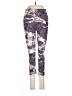 Assorted Brands Print Purple Leggings Size M - photo 1