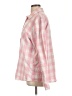 Unbranded 100% Cotton Checkered-gingham Pink Long Sleeve Button-Down Shirt Size L - photo 5