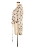 Tart 100% Polyester Floral Ivory Long Sleeve Blouse Size M - photo 5