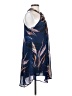 Astr 100% Polyester Blue Sleeveless Blouse Size S (estimated) - photo 4