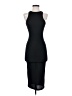 Topshop 100% Polyester Solid Black Cocktail Dress Size 2 - photo 1