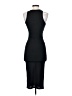 Topshop 100% Polyester Solid Black Cocktail Dress Size 2 - photo 2