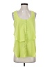 Cynthia Steffe 100% Polyester Green Sleeveless Blouse Size S - photo 1