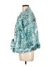 Chico's Print Teal Jacket Size Lg (2) - photo 5