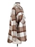 Timing Plaid Brown Coat Size S - photo 4