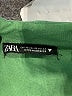 Zara 100% Polyester Solid Green Casual Dress Size XS (estimated) - photo 4