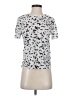 Nine West Animal Print Silver Short Sleeve T-Shirt Size XS - photo 1