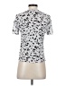 Nine West Animal Print Silver Short Sleeve T-Shirt Size XS - photo 2