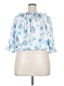 Unbranded Blue 3/4 Sleeve Blouse Size 2X - photo 2