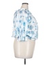 Unbranded Blue 3/4 Sleeve Blouse Size 2X - photo 4