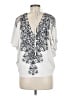 Arden B. White Short Sleeve Top Size M - photo 2