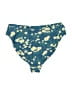 In mocean Floral Teal Blue Swimsuit Bottoms Size S - photo 2