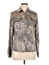 AirField Animal Print Silver Gray Long Sleeve Blouse Size L (estimated) - photo 1