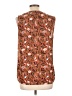 Daniel Rainn 100% Polyester Brown Orange Sleeveless Blouse Size L (estimated) - photo 2