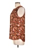 Daniel Rainn 100% Polyester Brown Orange Sleeveless Blouse Size L (estimated) - photo 5