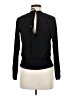 B.wear Black Long Sleeve Blouse Size M - photo 2
