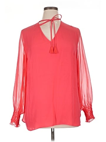 Elie Tahari 3/4 Sleeve Silk Top (view 1)