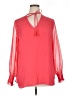 Elie Tahari 100% Silk Red 3/4 Sleeve Silk Top Size XL - photo 1