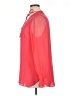 Elie Tahari 100% Silk Red 3/4 Sleeve Silk Top Size XL - photo 5