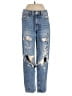 Refuge 100% Cotton Hearts Blue Jeans Size 0 - photo 1
