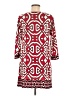 Laundry by Design Graphic Red Casual Dress Size 6 - photo 2