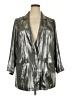 Maeve by Anthropologie 100% Polyester Metallic Silver Blazer Size 18 - photo 1