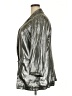 Maeve by Anthropologie 100% Polyester Metallic Silver Blazer Size 18 - photo 5