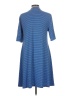 Apt. 9 Stripes Blue Casual Dress Size L - photo 2