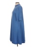 Apt. 9 Stripes Blue Casual Dress Size L - photo 5